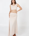 Como Maxi Skirt - Beige