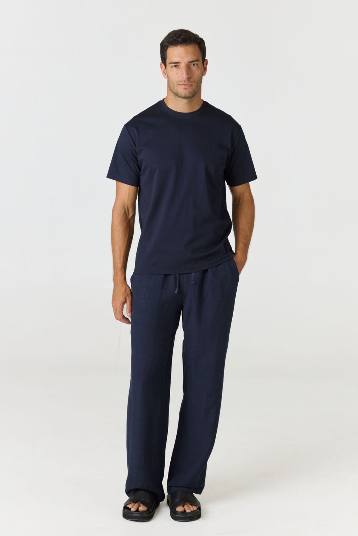 Elevate your everyday basics with the Logo Embroidered Cotton T-shirt from AOCO. Made from premium, breathable cotton, it features a timeless minimalist logo.