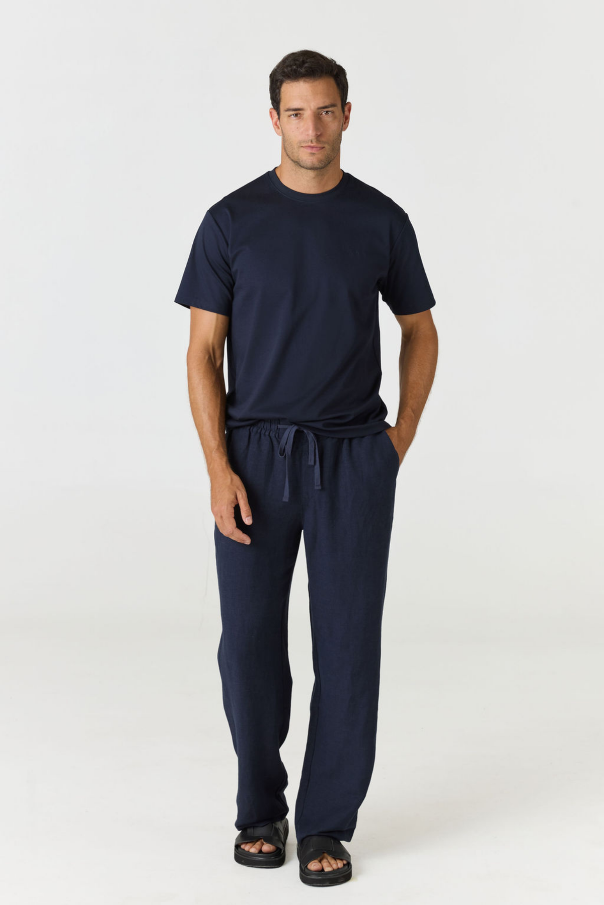 Elevate your everyday basics with the Logo Embroidered Cotton T-shirt from AOCO. Made from premium, breathable cotton, it features a timeless minimalist logo.