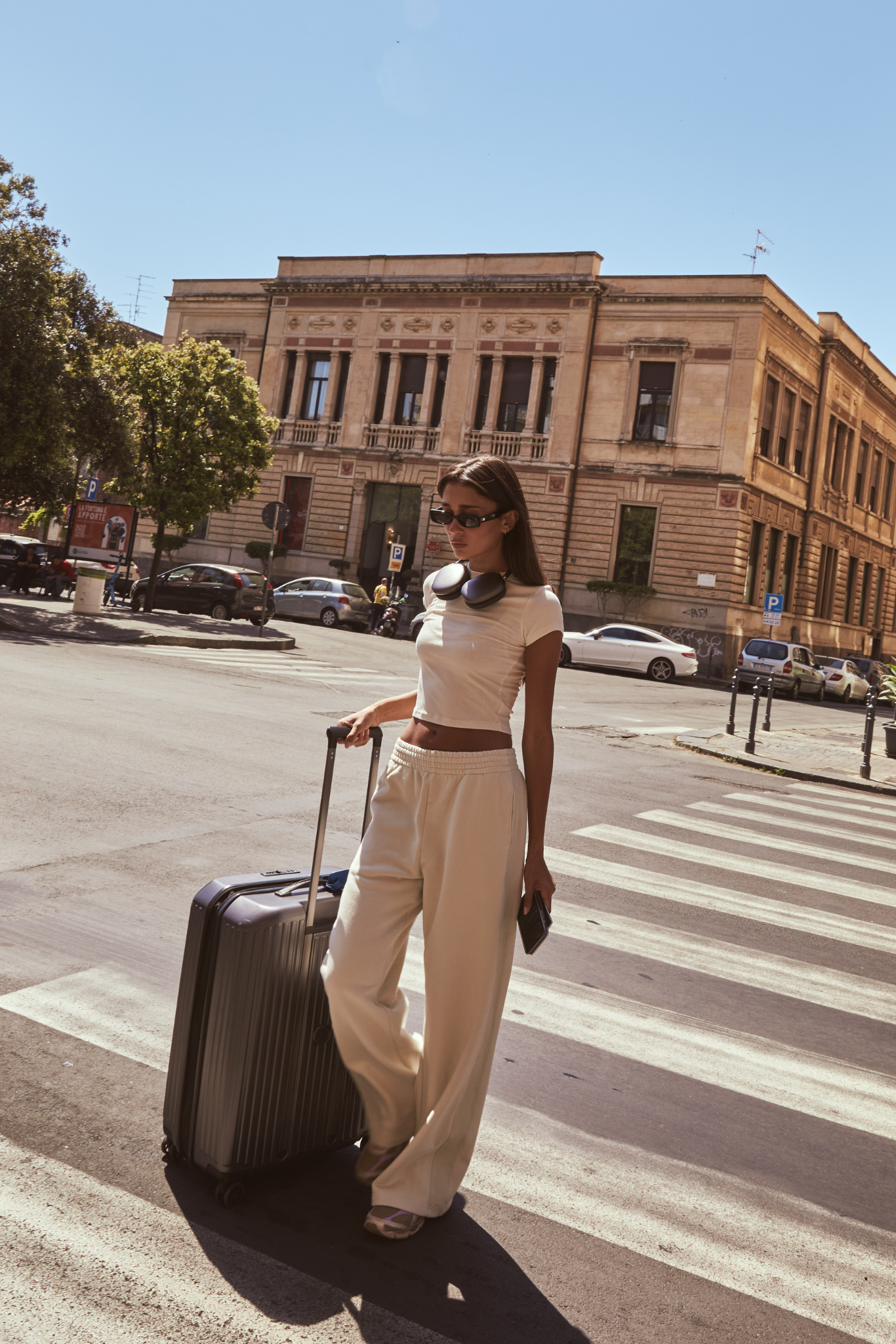 Upgrade your downtime with the French Terry Wide Leg Pants from AOCO in cream. Crafted from ultra-soft fabrics, these chic bottoms provide a flattering, relaxed fit.