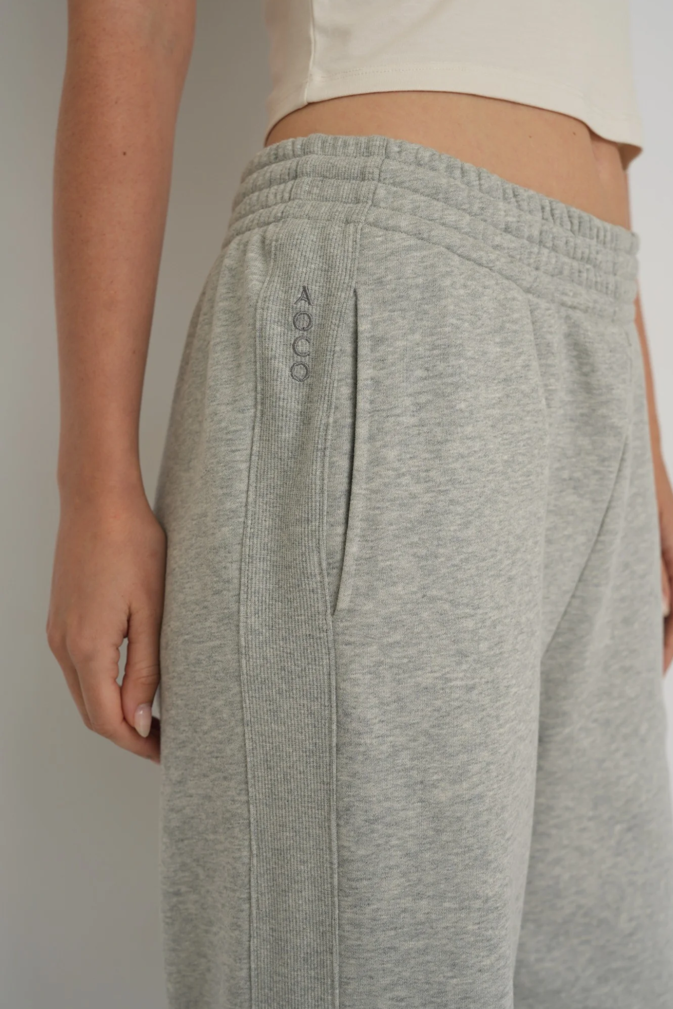 Upgrade your downtime with the French Terry Wide Leg Pants from AOCO. Crafted from ultra-soft fabrics, these chic bottoms provide a flattering, relaxed fit.