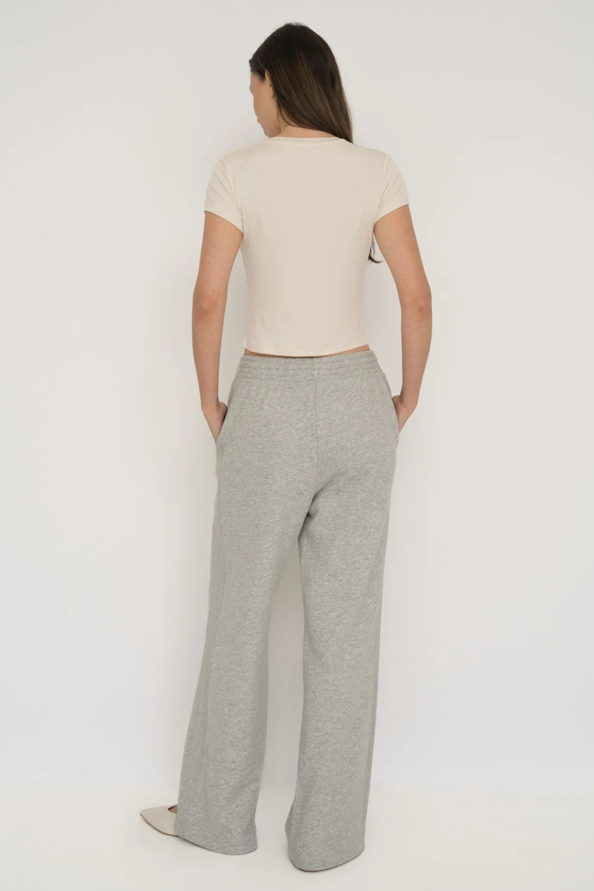 Upgrade your downtime with the French Terry Wide Leg Pants from AOCO. Crafted from ultra-soft fabrics, these chic bottoms provide a flattering, relaxed fit.