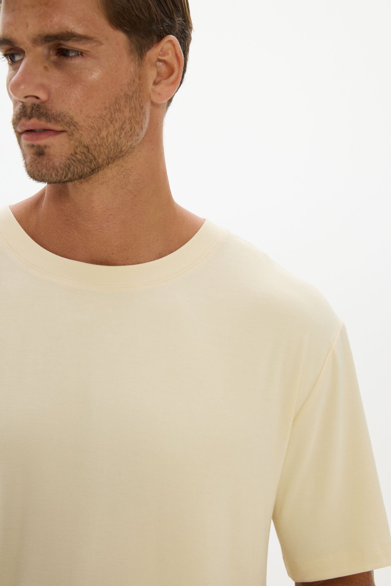 Lounge Crew Neck Tshirt Yellow