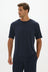 AOCO La Palma Crewneck T-Shirt - Midnight Navy