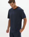Lounge Crew Neck Tshirt Navy