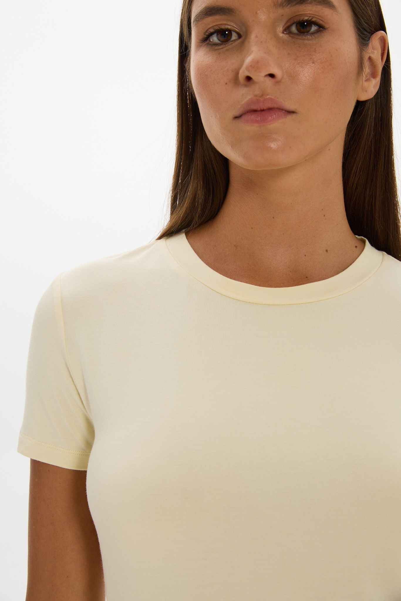  Loose The Label La Palma Lounge Crew Neck Tshirt Yellow