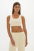 AOCO La Palma Cropped Tank Top - Butter Yellow