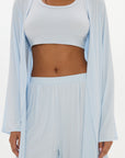 Mid Length Long Loose Robe Baby Blue