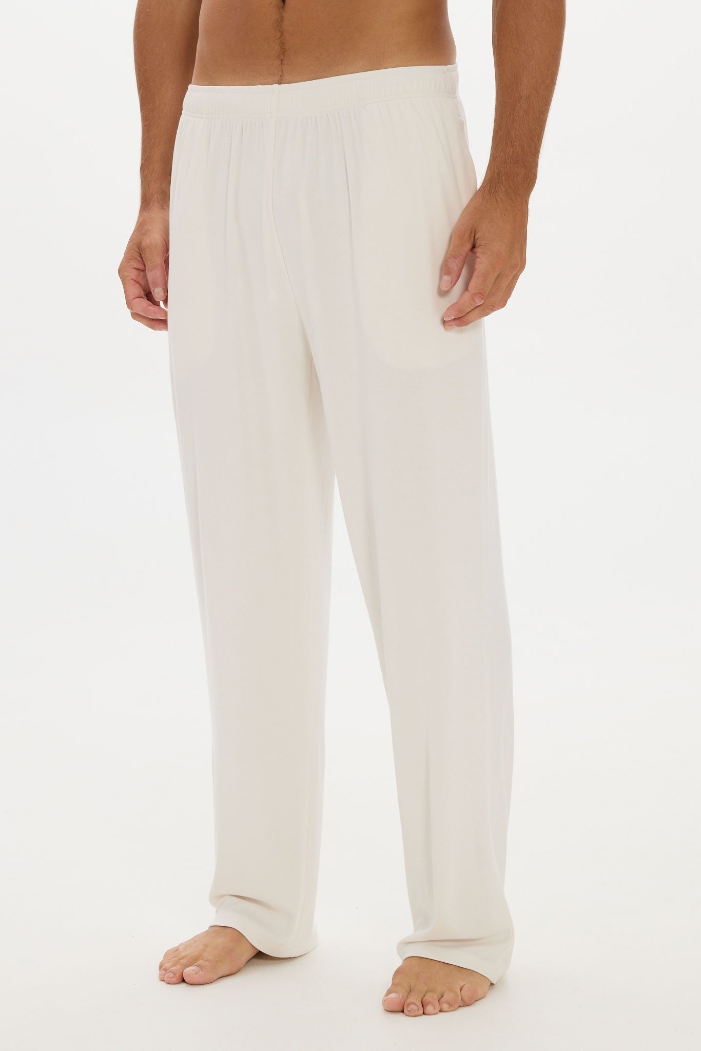 Mens Lounge Pants Cream