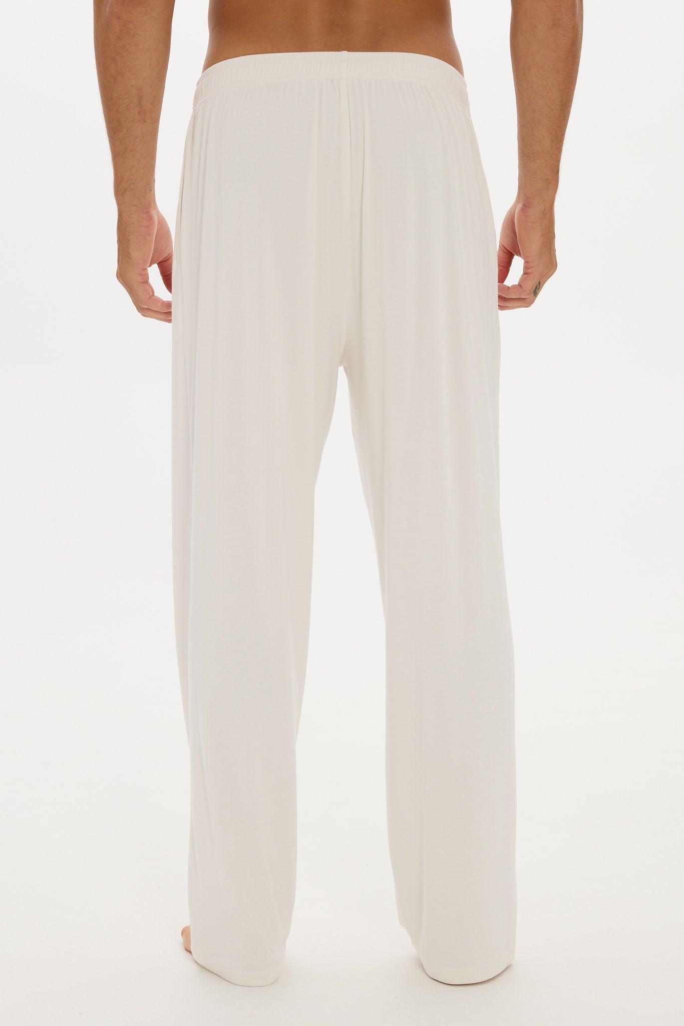 Mens Lounge Pants Cream