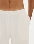 Mens Lounge Pants Cream