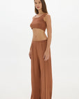Loose Lounge Pants Brown