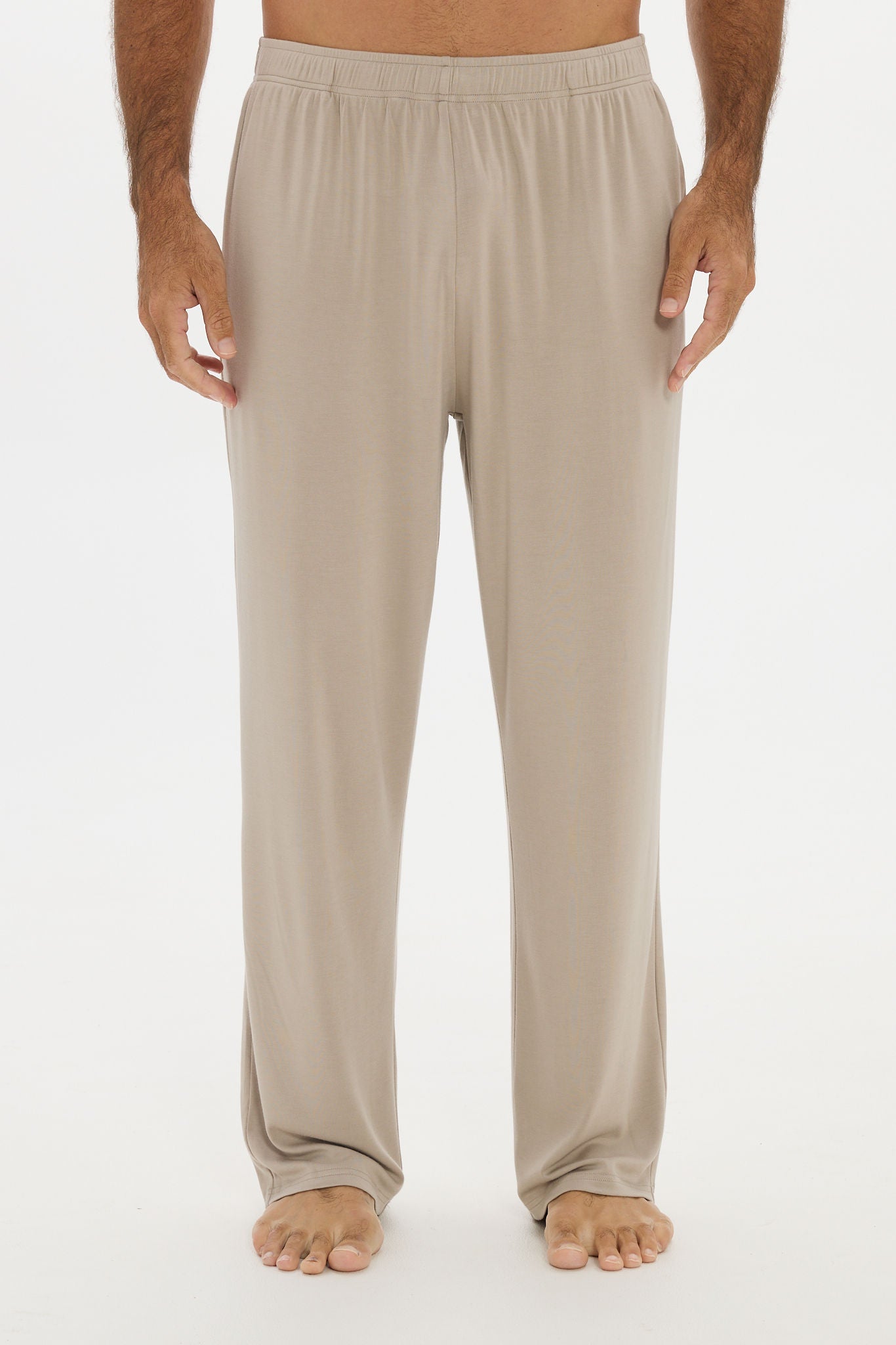 Mens Lounge Pants Taupe