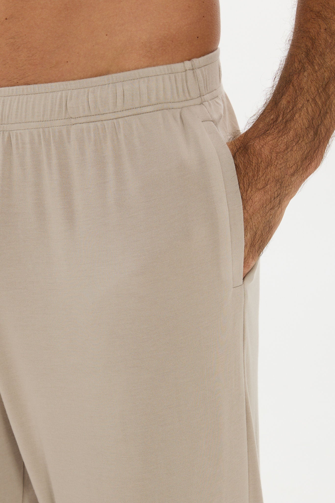 Mens Lounge Pants Taupe