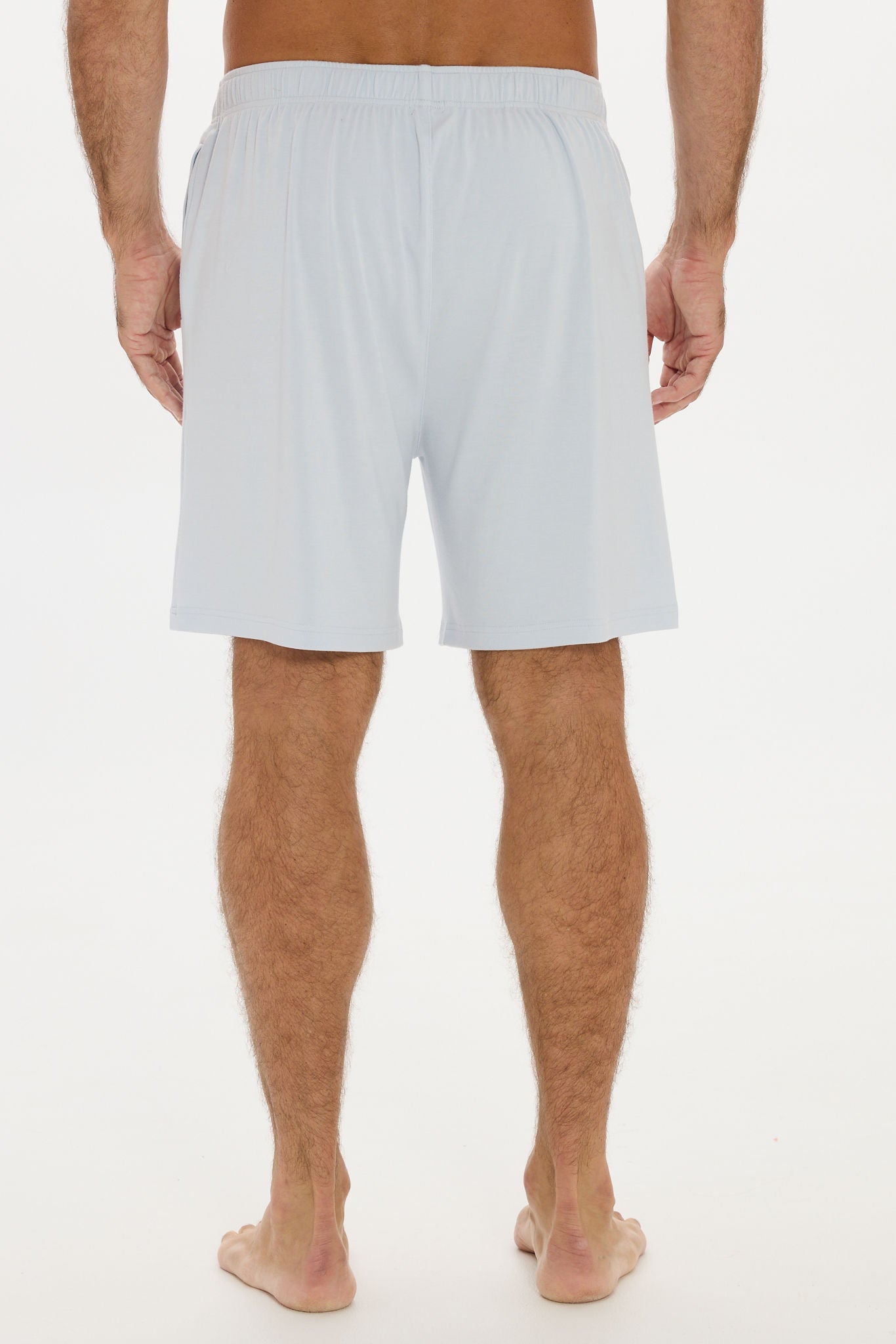 Mens Lounge Shorts Baby Blue