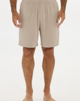 Mens Lounge Shorts Taupe