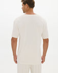 La Palma V-neck T Shirt - Cream