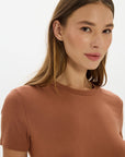 Lounge Crew Neck Tshirt Brown