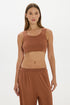 Lounge Cropped Top Brown