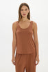 Lounge Tank Top Brown