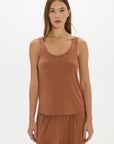 Lounge Tank Top Brown