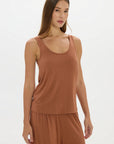 Lounge Tank Top Brown