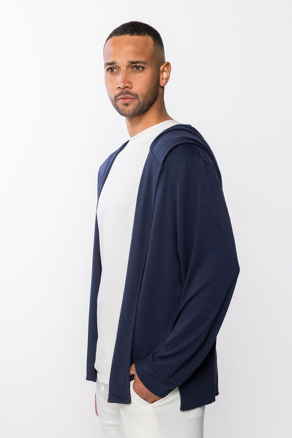 Navy Lounge Hoodie