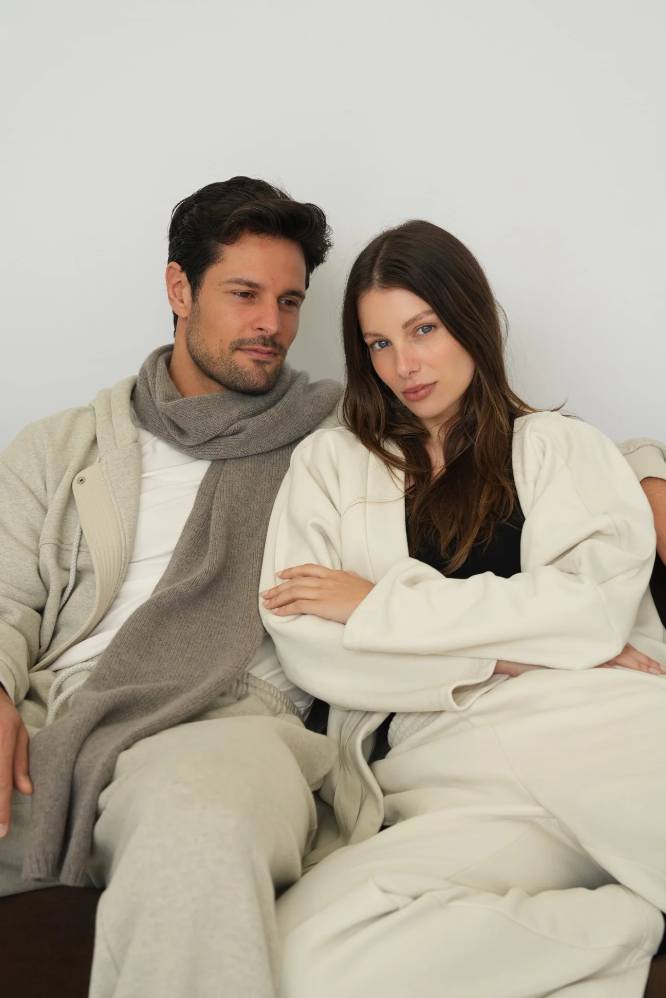 Stay warm with the Cashmere Wool Blend Scarf from AOCO. Crafted from ultra-soft fibers, this elegant accessory is an essential cold weather staple.