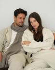 Stay warm with the Cashmere Wool Blend Scarf from AOCO. Crafted from ultra-soft fibers, this elegant accessory is an essential cold weather staple.