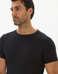 Crew Neck Undershirt - Black