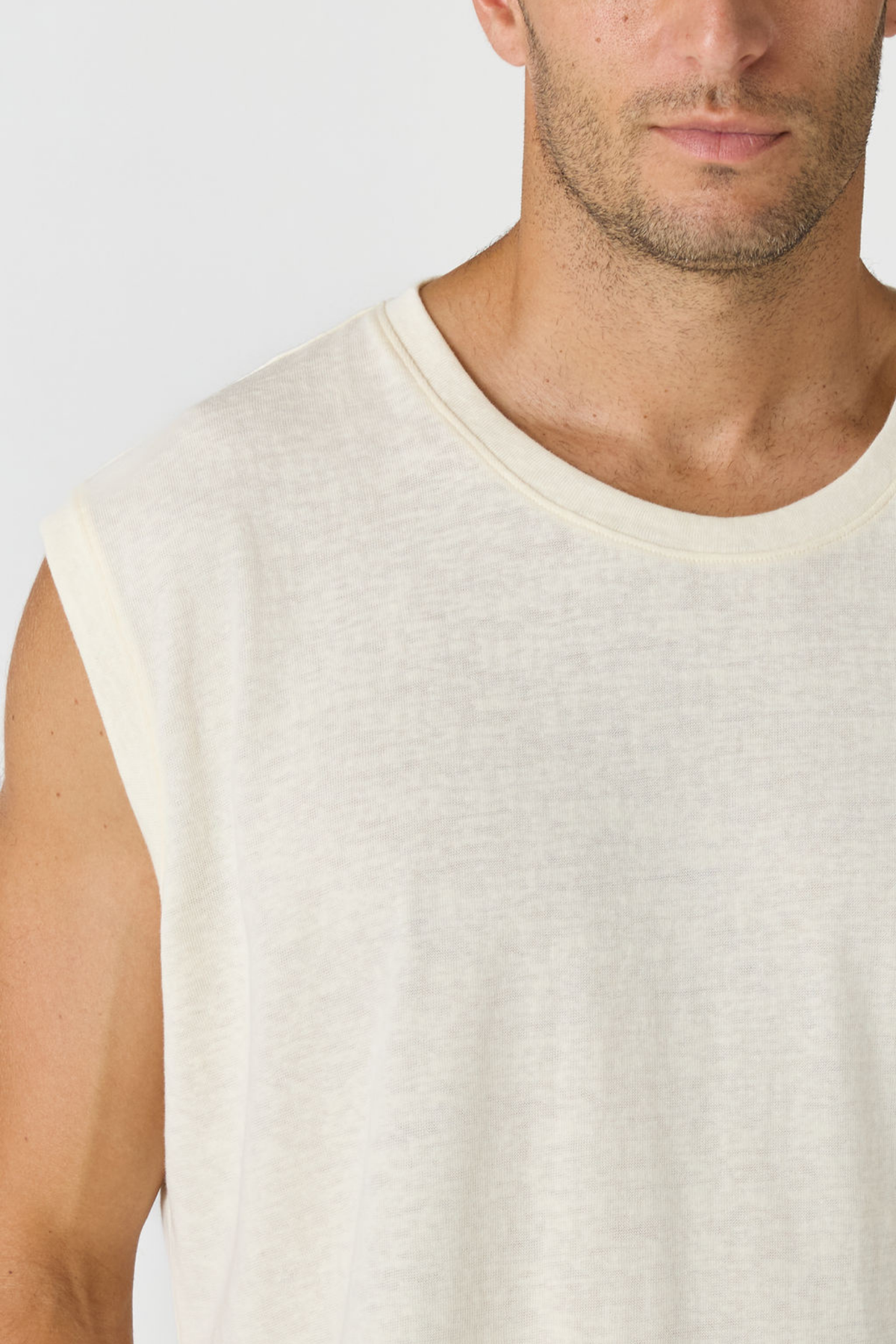 Discover the chic Paros Linen Jersey Tank Vest by AOCO. Crafted from a soft, lightweight linen blend, this sleeveless top delivers ultimate warm weather comfort.