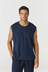 Discover the chic Paros Linen Jersey Tank Vest by AOCO. Crafted from a soft, lightweight linen blend, this sleeveless top delivers ultimate warm weather comfort.
