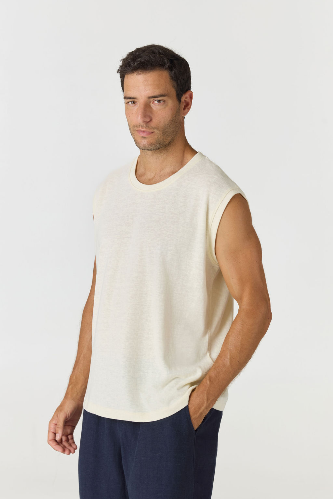 Paros Linen Tank