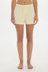 Soft Rib Shorts Yellow