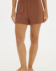 Soft Rib Shorts Earth - Loose the Label
