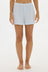 AOCO Soft Rib Boyfriend Shorts - Pale Azure