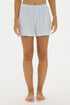 Soft Rib Shorts Pale Azure