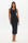 soft rib tank dress Black