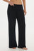 soft rib pants Black
