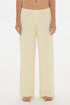 soft rib pants yellow