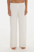soft rib cream pants 