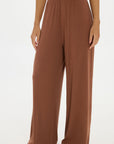 soft rib brown pants 