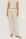 Soft organic cotton fold over leggings in cream with a comfortable fold over waistband.