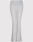 Soft organic cotton fold over leggings in grey with a comfortable fold over waistband.